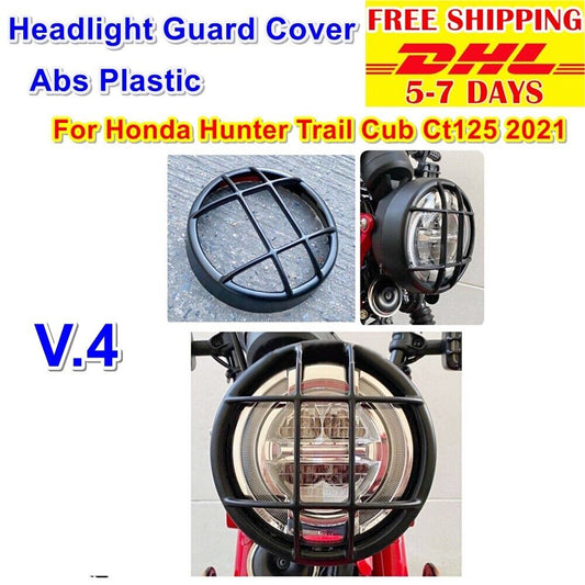 AÚÚÚ2 Black Front Headlight Cover Guard For Honda Ct125 Trail Hunter Cub 2021 V4