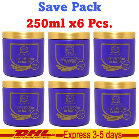 6x LAE SA LUAY Treatment shiny straight hair has weight restores damaged hair