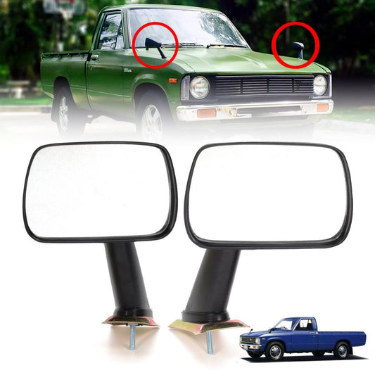 Side Fender Mirror Black For Toyota Hilux RN30 LN30 LN40 Pickup Ute 1978-1983