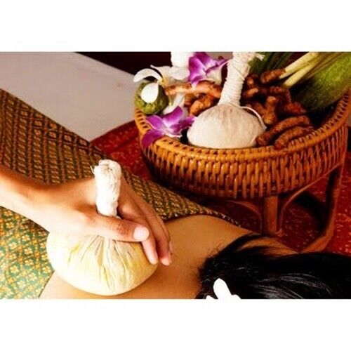 6X Massage Ball Thai Herbal Hot Spa Face Compress Aroma Relaxing Body Natural