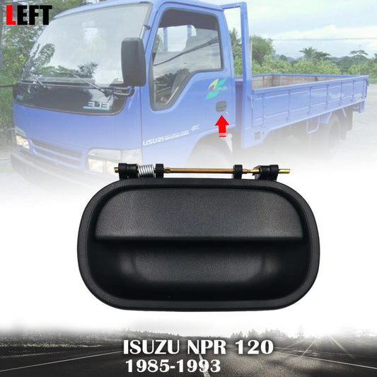 Outer Door Handle Left LH Black For Isuzu NKR NPR120HP 1985-1993