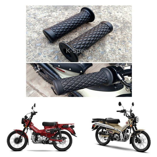Black 22mm Hands Grip For Honda CT125 125cc CT 125 Hunter Cub 2020 - 2023