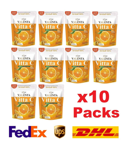 10x Instant Drink Vitta-C Valenta High Vitamin C strengthen immunity bright skin