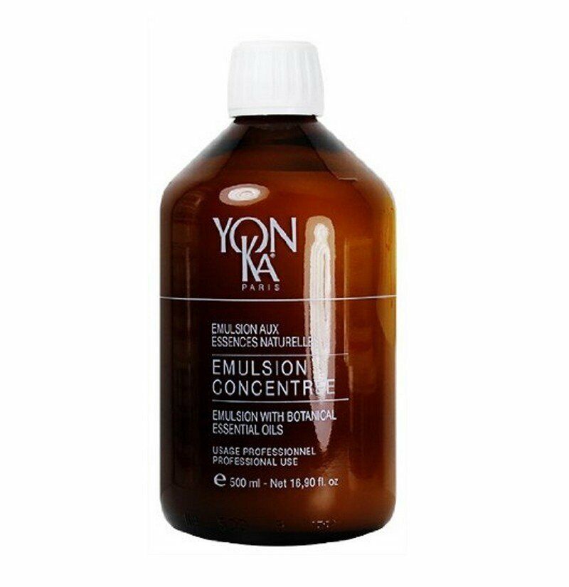 YONKA Emulsion Pure Purifying Fluid 5 Essential Oils (w/ pump) 500ml Salon #ibea