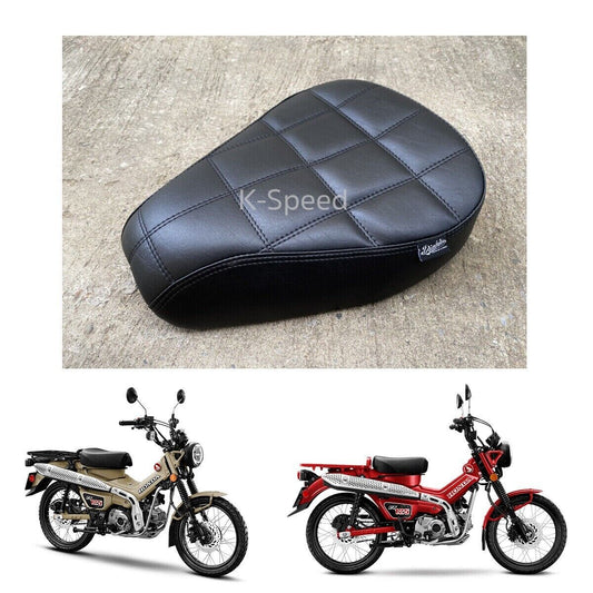 Black Seat Square Driver V6 For Honda CT125 125cc Hunter Cub 2020 - 2023
