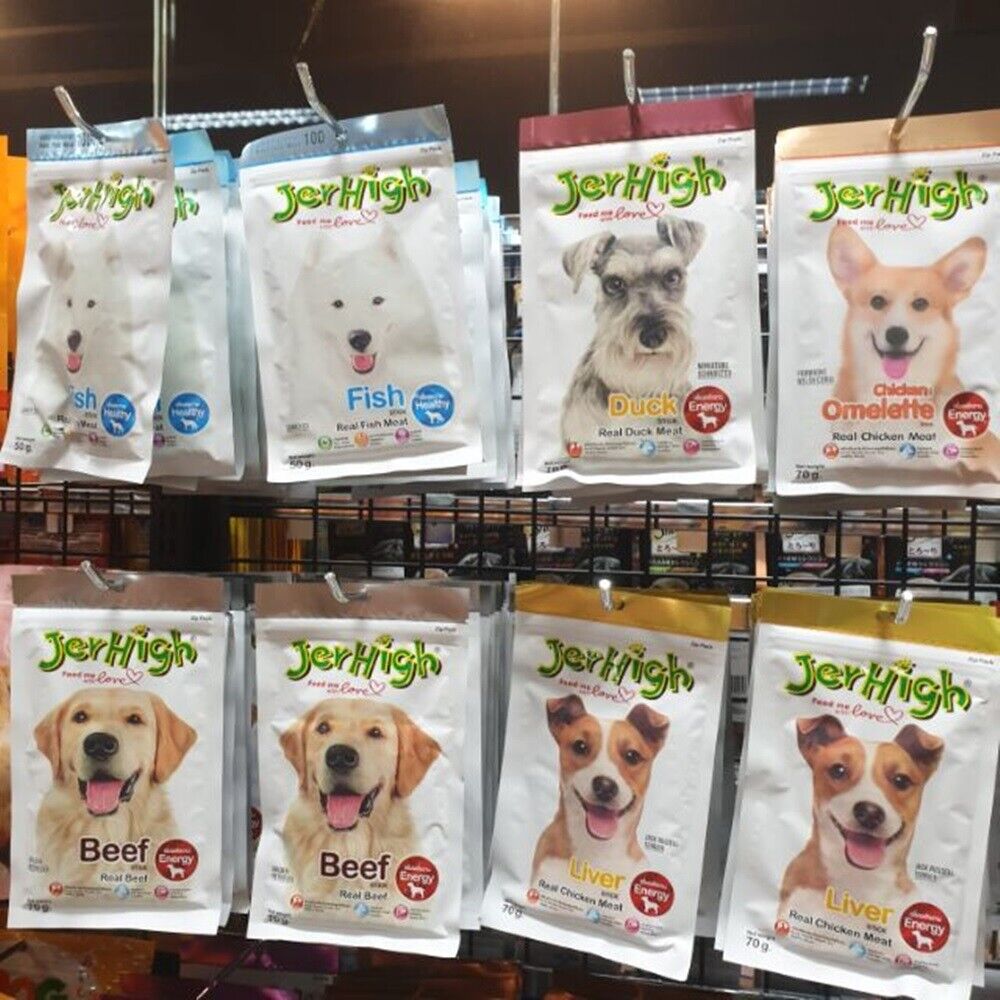 12 pcs. JerHigh Omelette Stick Dog Protein Snack Food Strong Bone Joint Healthy