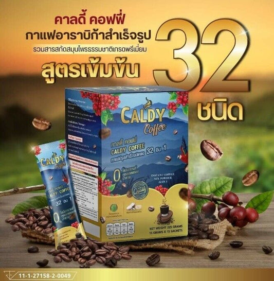 Caldy Healthy Coffee natural extract Nourish Health Eye Bone Joint 30 sachets