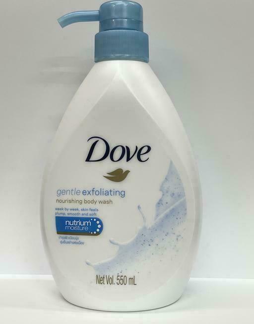 550 ml. Dove Gentle Exfoliating Nourishing Body Wash Nutrium Moisture Smooth