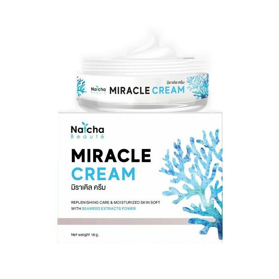 10x Natcha Miracle Cream Reduce Wrinkles Acne Blemishes Skin Rejuvenation 18 g
