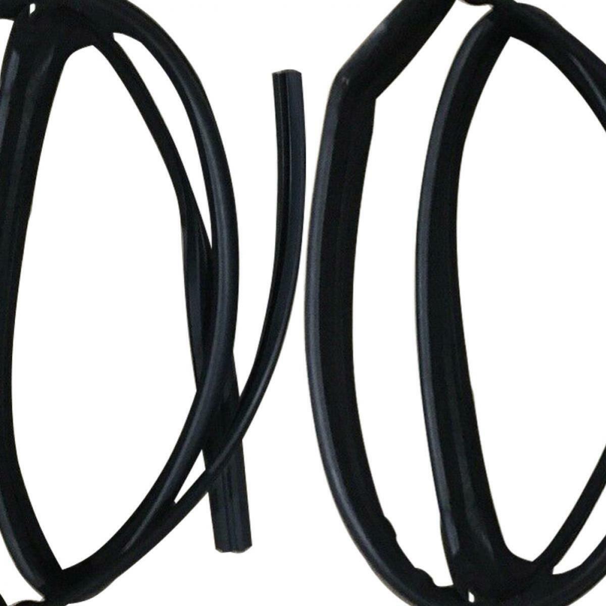 Front Window Door Glass Felt Run Channel For Honda Civic Sedan DX LX 1996-2000