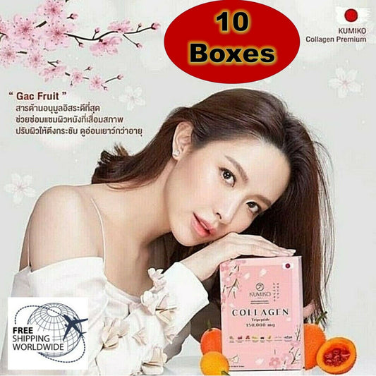 10x KUMIKO Collagen Natural Ingredients Anti-Aging Skincare Smooth Radiance Skin