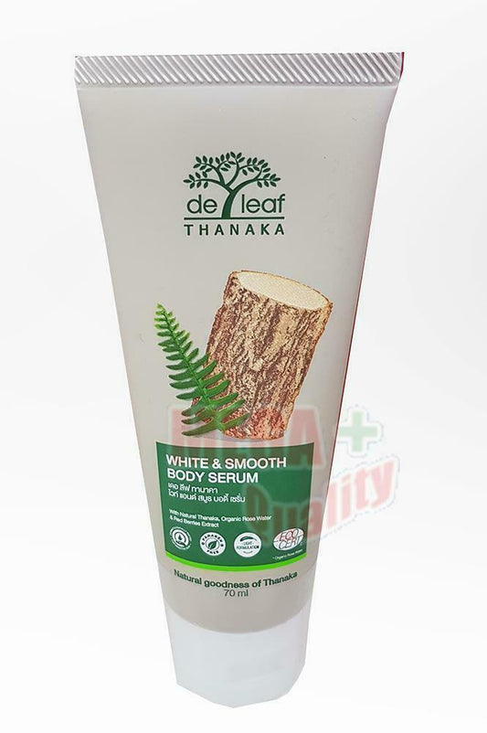 DE LEAF THANAKA WHITE AND SMOOTH BODY SERUM WITH THANAKA MOISTURE LIGHTEN 70ML