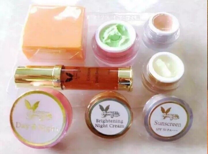 Mache're Gold Whitening Cream Perfect Set Bright Smooth Skin Face Care