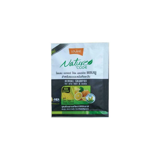 Lolane Nature Code Oily Hair and Scalp Herbal Shampoo 15 ml Make hair soft