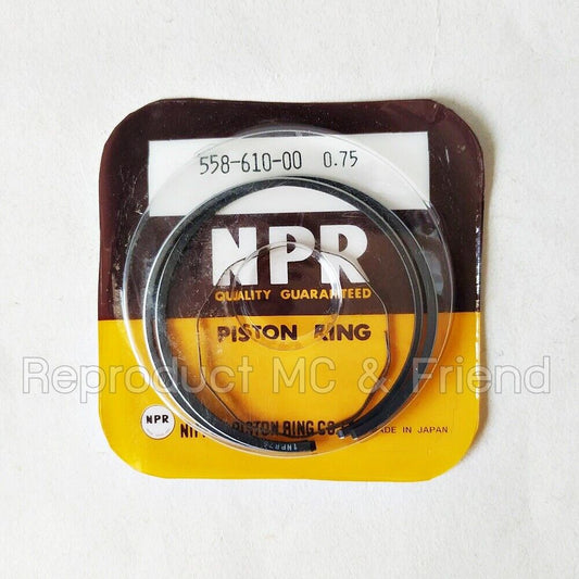 Piston Ring Set Oversize 0.75 JP For Yamaha DT100 (1976-1980) MX100 (1979-1983)