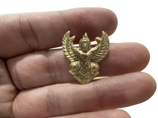 Brass Relics Magic Trophy Amulet Garuda Model Phaya Krut Statue Talismans Fetish