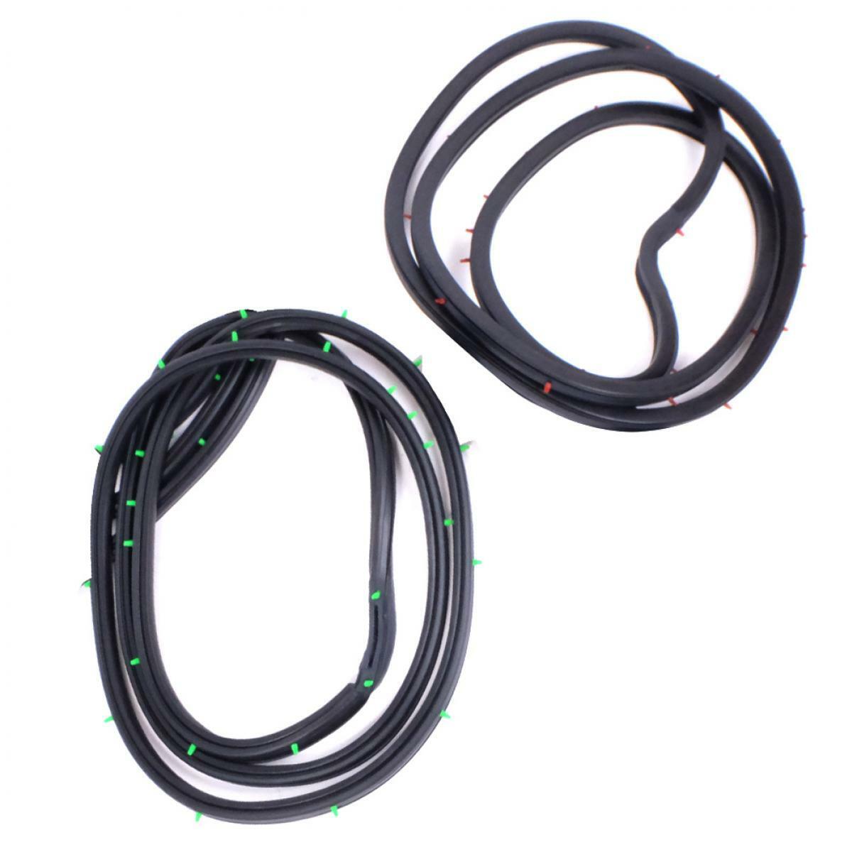 LH+RH Door Rubber Seal Weatherstrip Pair Fit Nissan Datsun D21 Pickup 1989-1997