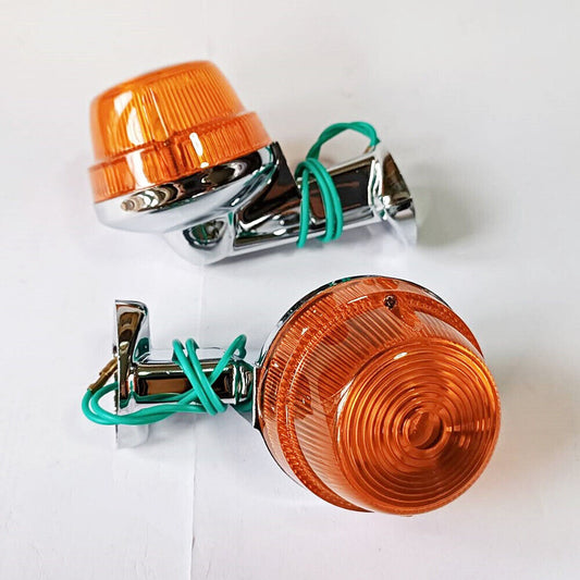 Rear Winker Flasher Turn Signal 6V. L/R (a pair) : Fits Honda C50 C65 C70 C90