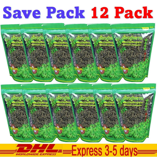 12x Organic Tea Jiaogulan Dried Thailand Herbs 100% Pentaphyllum Gynostemma