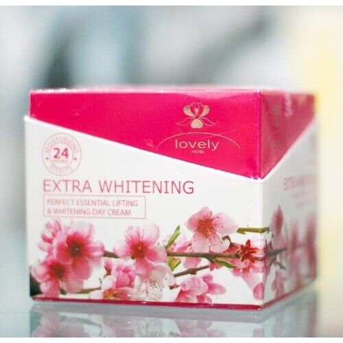 2X 18g Lovely Extra Whitening Day Cream educe Dark Spot Dull Skin