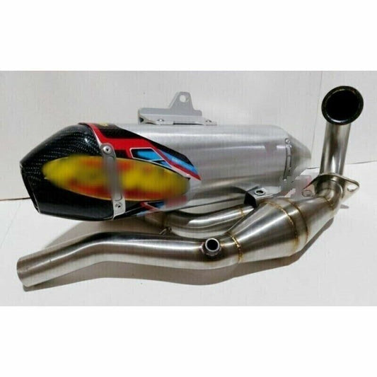 Silver Color Exhaust Systems Full Pipe Stainless Steel Part HONDA CRF300L/Rally