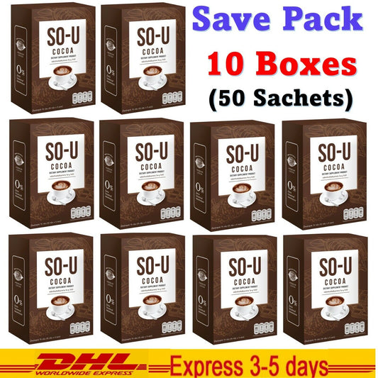 10x SO U Cocoa Accelerates Metabolism Helps Excretion No Sugar Control Hunger