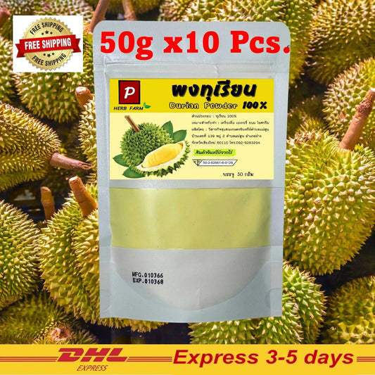 10x Durian Powder Baking Dried Freeze Cake Drink Bingsu Desserts 50g