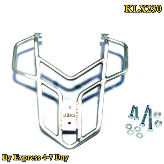 Kawasaki KLX230 Rear Cargo Rack Aluminum Motorcycle Accessories Luggage Silver