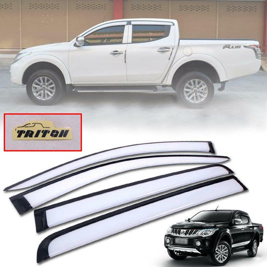 Wind Deflector Weather Guards For Mitsubishi Triton L200 MQ 4 Doors 2015-2018