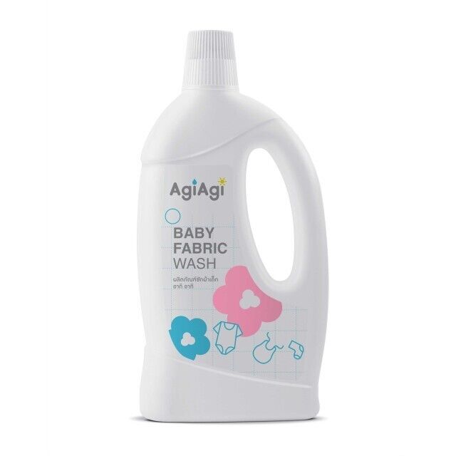 AgiAgi Baby Fabric Wash x2 +Softener x1 Kids Clothes Laundry Detergent 750ml