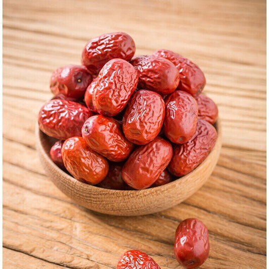 Premium Dried Seedless JUJUBA JUJUBE Red Dates Chinese Dates Drink Dessert 500g