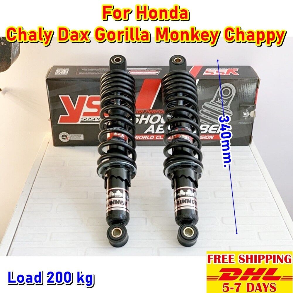 S13 Shocks Absorber Suspension For Honda Monkey 125 Chaly Dax Gorilla Load 200kg