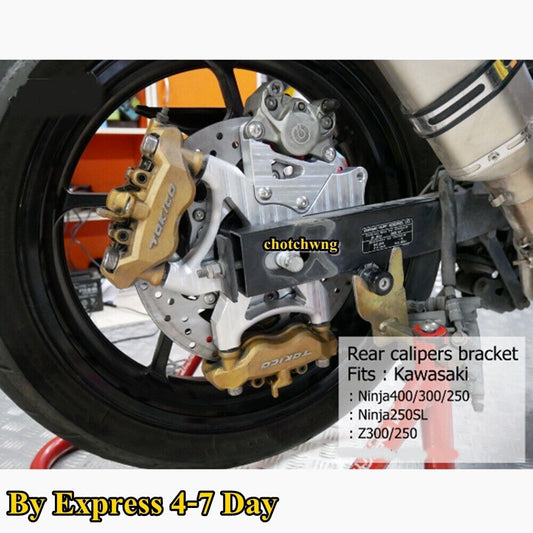 Ninja300/250 Rear Calipers Bracket Kit Motorcycle Parts Brake Setup For Stunt