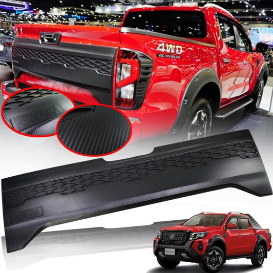 Rear Tailgate Hood Matte Black Cover For Nissan Navara Frontier Pro4X 2020-2022