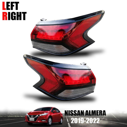 Tail Lamp Rear Light Genuine Pair Fit Nissan Almera Versa N18 2019-2022 Sedan