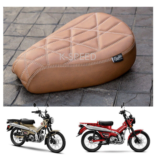Diablo Brown Seat Black Threaded V1 Fits Honda CT125 TRAIL HUNTER 2020 - 2023