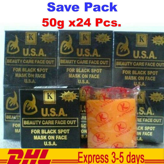 24 x USA Beauty Soap K.Brothers Radiant Face Black Spots Authentic 50g
