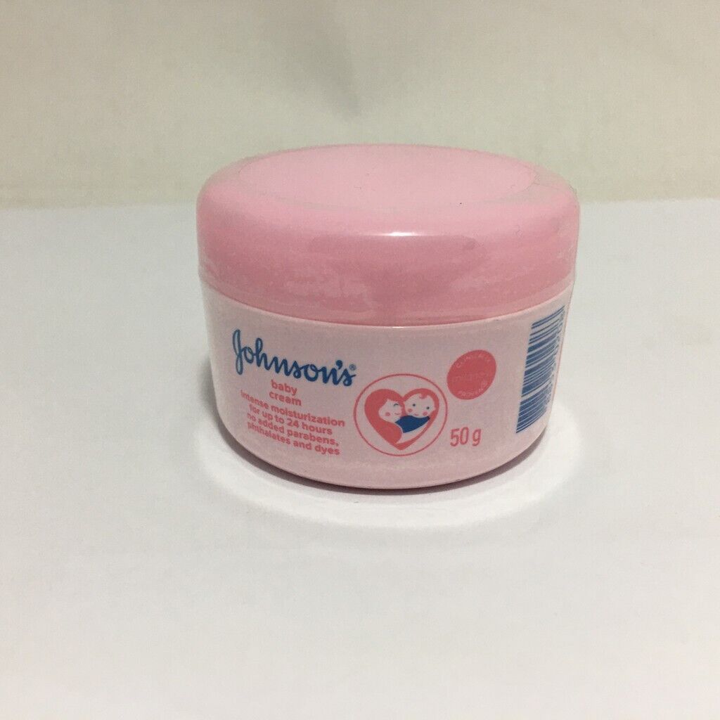 6x Johnson's Baby Cream Nourish Skin for Body Face Moisturizing Mild Gentle 50 g