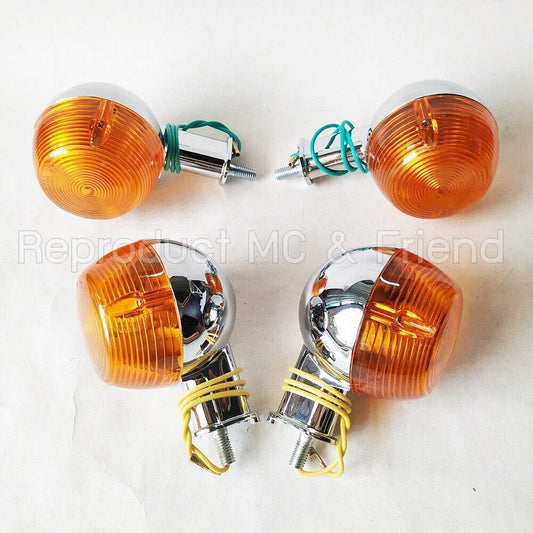 4x Front & Rear Winker Flasher Signal 6V. For Yamaha YG5 YF5 LB50 LB80 LT3 RS100