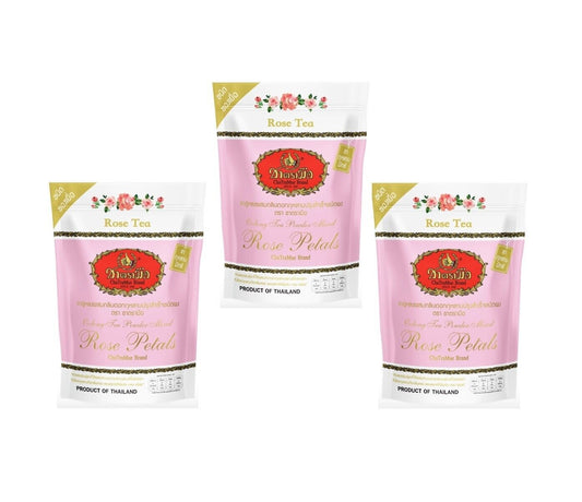 3x Cha Tra Mue Rose Tea bag, Thai drink refreshing sweet smooth, fragrant intens