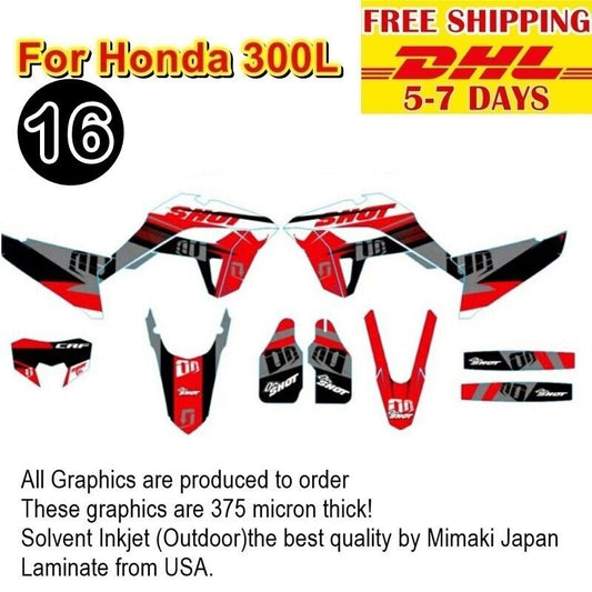 S7 Motocross Graphics Stickers Kit For Honda CRF300L Whole Bike Decals kits New