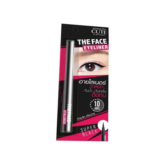 BEAUTI CUTE The Face Eyeliner 10 hrs Super Black 3.8 g