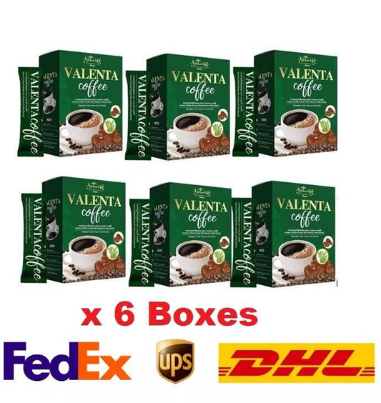 6x Vanleta Coffee Instant Drink Natural Extract Helps burn fat control weight