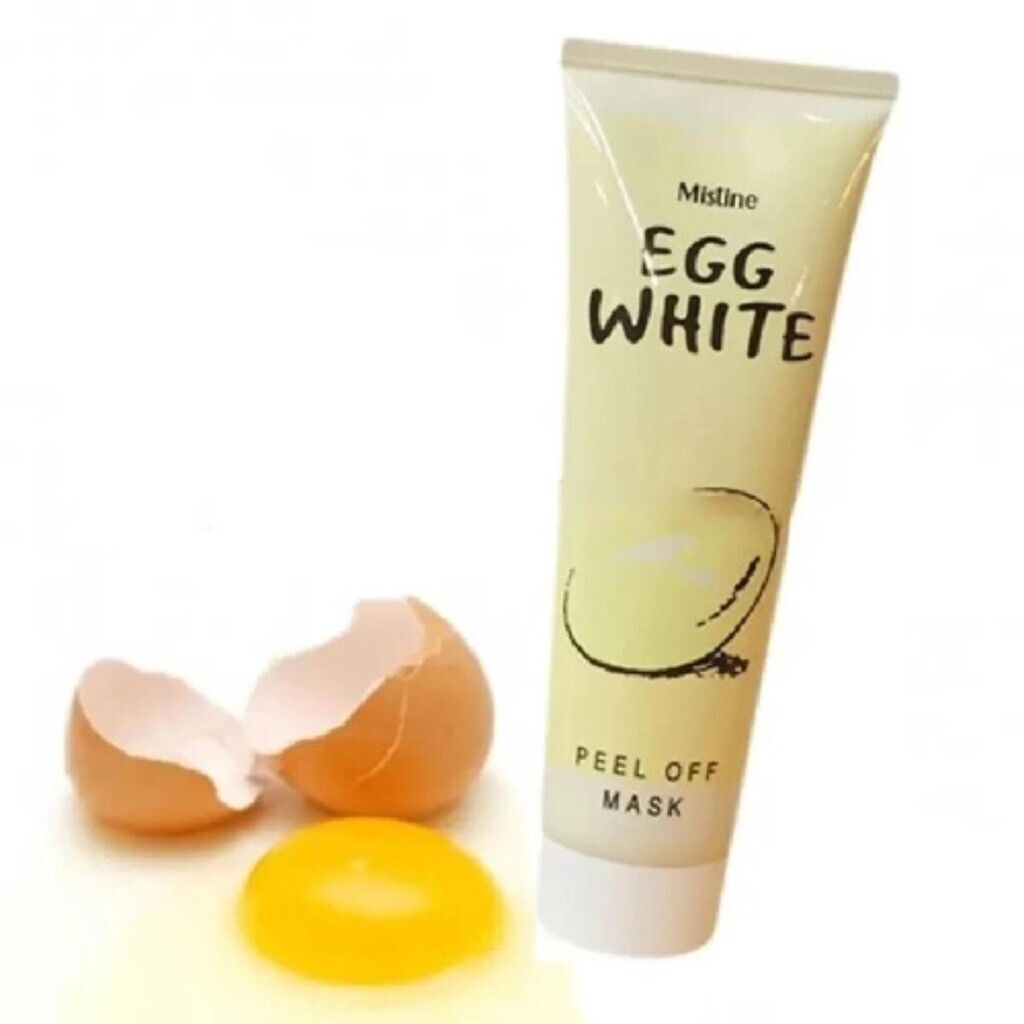 3X Mistine Egg White Whitening Poreless & Anti-Blackhead Peel Off Facial Mask