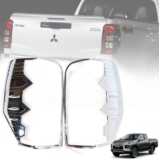 Tail Lamp Rear Light Cover Chrome Fit New Mitsubishi Triton L200 MY19 2019