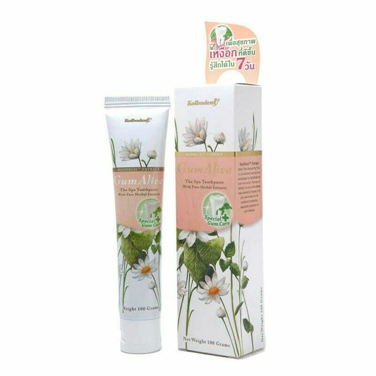 Kolbadent Toothpaste Gum Care Gum Alive with Pure Herbal Extracts Natural 100g