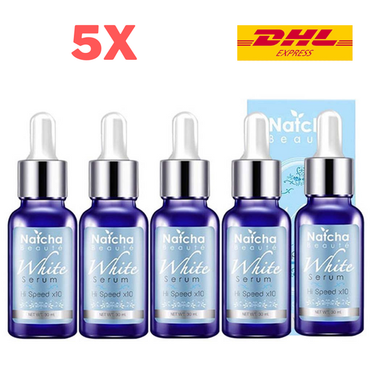 5x Natcha Beaute White Serum Hi Speed x10 Brighter Reduce Dark Spot Skin 30 ml