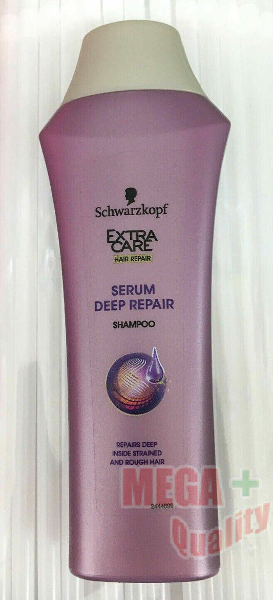 Schwarzkopf Extra Care Hair Serum Deep Repair Shampoo Natural Travel Size 50ml