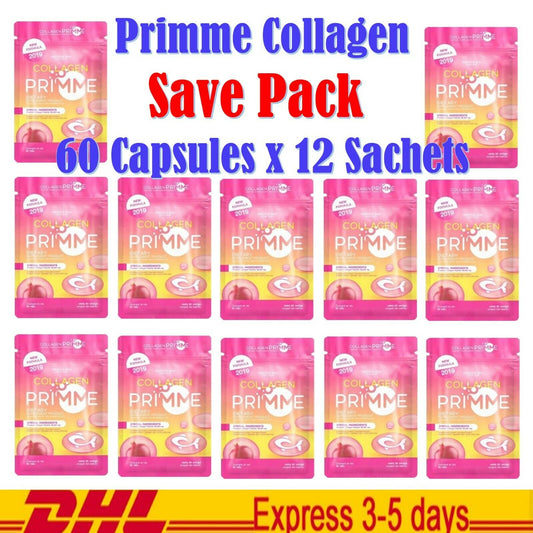 12x AUTHENTIC Primme Collagen Anti-Aging Reduce Dark Spots Wrinkles Radiance