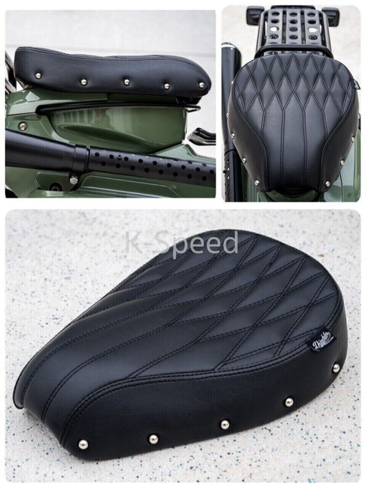 Black Slim Seat Cushion Driver V3 For Honda CT125 Hunter Cub 2020 - 23